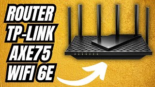 ROUTER TP LINK AXE75 CON WIFI 6E  Unboxing en Español [upl. by Enelyw941]