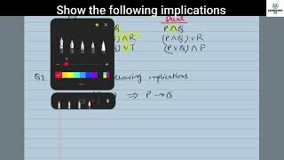 Show the following Implications  Discrete Mathematics  Implications examples [upl. by Natka123]