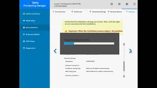 Lenovo ThinkSystem XClarity Provisioning Manager  LXPM OS Installation [upl. by Eradis835]