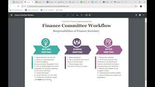 UofT EngSoc Finance Committee Workflow [upl. by Aihsyak]