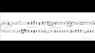 Salieris march for welcome 🎹 piano sheet music [upl. by Rosinski]