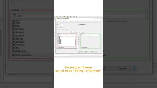 De texto a número con KNIME [upl. by Mihsah]