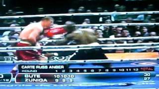 Lucian Bute VS Fulgencio Zuniga [upl. by Ettennaj]