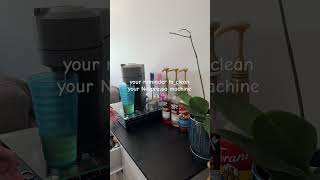 nespresso machine cleaning reminder [upl. by Dlorag]