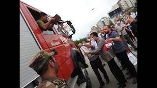 Yangın bölgesinden ülkelerine dönen Azerbaycanlı itfaiyecileri Vakfıkebir Ekmeği ile uğurladılar [upl. by Dotty]