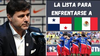 La PRIMERA CONVOCATORIA del USMNT de POCHETTINO para enfrentarse a MÉXICO y PANAMÁ [upl. by Marion]