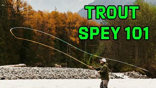 Trout Spey Casting 101 What You Need to Get Started [upl. by Yssirk]