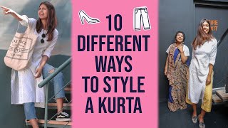 10 Ways To Style Your Kurta  Sejal Kumar [upl. by Feucht]