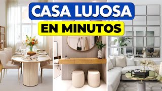 30 IDEAS FÁCILES de TENER TU CASA ADORABLE y ELEGANTE tips Diseño de interiores lujosos [upl. by Hebbe]