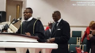 Archbishop Donald J Washington of Mt Hermon Missionary Baptist Church 37th Anniversary [upl. by Gnehp]