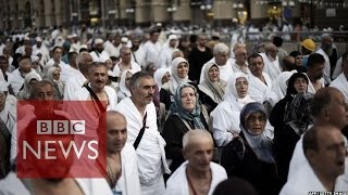 Hajj in numbers  in 60 seconds  BBC News [upl. by Dnaltiac]