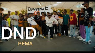 Rema  DND OFFICIAL DANCE VIDEO [upl. by Ayotas]