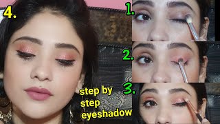 How  apply step by step eyeshadow  Beginners guide  shystyles [upl. by Gonagle291]