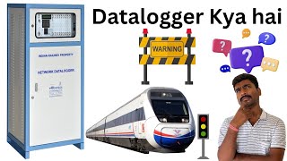 how datalogger works in Indian railways what is datalogger in Indian railways datalogger in hindi [upl. by Gaiser465]