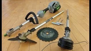 How to Attach Brush Cutter Blades to your EGO Trimmer [upl. by Aehcim98]