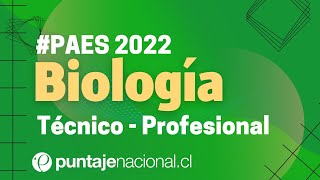 PAES Ciencias  Módulo TécnicoProfesional  Biología  Pregunta 23 [upl. by Caputto]