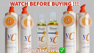 DISAAR VITAMIN C LOTION REVIEW WATCH THIS BEFORE BUYING [upl. by Eliason]