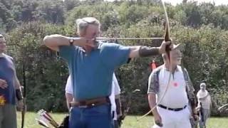 Longbow Champion Dave Wallace in slow motion [upl. by Kelam786]