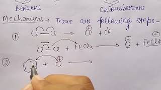 Chlorination of benzeneBSc 5th semester [upl. by Patience]