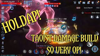 Holdap x Taoist Damage Build so OP Mir4 PVP [upl. by Eibrik]