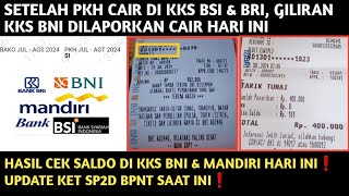 SETELAH PKH CAIR DI KKS BSI amp BRI DILAPORKAN KKS BNI CAIR HARI INI❗️HASIL CEK KKS BNI MANDIRI❗️ [upl. by Ferree689]