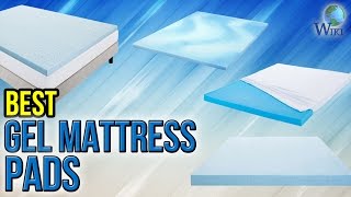 10 Best Gel Mattress Pads 2017 [upl. by Assil]