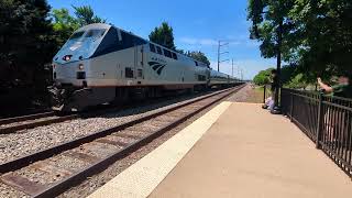 Manassas Train Day 2024 VRE 322 and Amtrak P156 in Manassas and Amtrak P066 in Clifton [upl. by Safire]