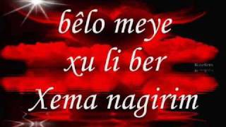 Ebdulqehar zaxoyi  loma nekin lyrics [upl. by Aidyn]