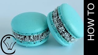 NO Resting  Bounty French Macarons with Chocolate and Coconut [upl. by Marva]