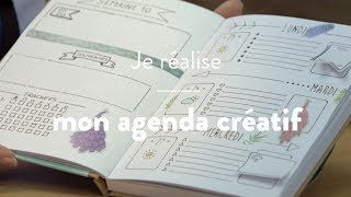 DIY créatif  Customiser un agenda créatif [upl. by Enneira]