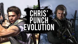 Chris Redfield PUNCH Evolution 20092021 [upl. by Kellene]