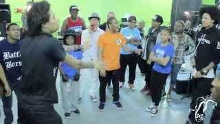 Les Twins FikShun and Bailrok  Smart Mark WorkshopCypher  Talent Scene SXSTV [upl. by Susann]