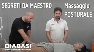 Segreti da Maestro Massaggio Posturale  DIABASI® Scuola Professionale di Massaggio [upl. by Adena]