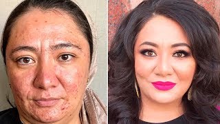 Amazing The power of makeup Makeup Transformations by Goar Avetisyan [upl. by Deborah]