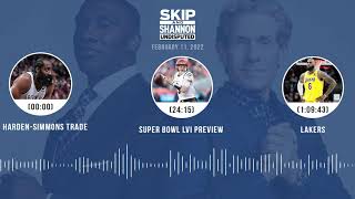 HardenSimmons trade Super Bowl LVI preview Lakers  UNDISPUTED audio podcast 21122 [upl. by Jeritah]