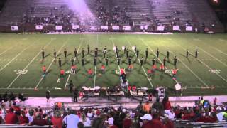 McIntosh County Academy Marching Band  August 24 2012 [upl. by Ainnet366]