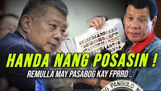 REMULLA MAY PASABOG GUSTO ARESTOHIN NG ICC SI EX PRES DUTERTE [upl. by Fran]