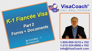 How to apply for a K1 Fiancee Visa Form I129F Part 2 What Forms and Documents are Required [upl. by Cthrine918]