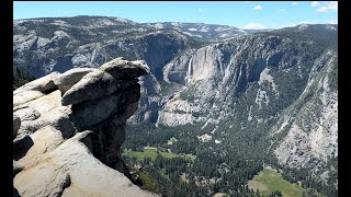 Glacier Point 62624 Looking Down on Yosemite Valley [upl. by Adnorrahs481]