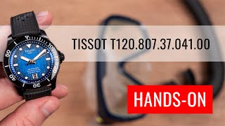 HANDSON Tissot Seastar 1000 Automatic Powermatic 80 T1208073704100 [upl. by Esimaj]