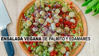 Ensalada Vegana De Palmito Edamames y Repollo  Taste of Home [upl. by Secor]