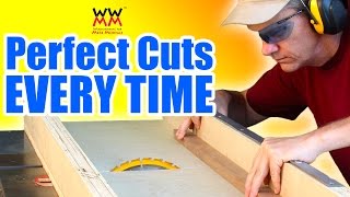 Build a crosscut sled essential table saw jig [upl. by Trinia671]