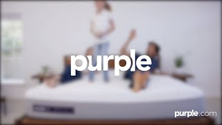 New Purple® Mattress  Watch It Unroll And Expand [upl. by Baxie]