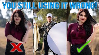 STOP using a reflector like THIS  Get better photos NOW [upl. by Notlimah]