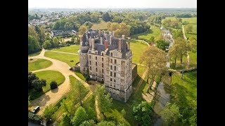 L Anjou vu du ciel  Château de Brissac [upl. by Iline]