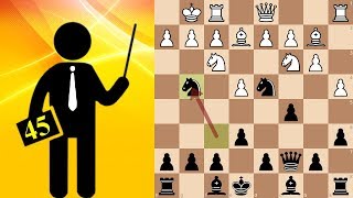 Sicilian Defense Snyder variation 2b3  Standard chess 45 [upl. by Acirretahs436]