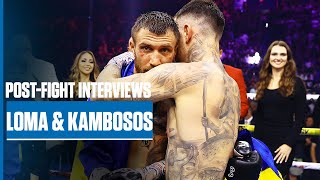 Vasiliy Lomachenko And George Kambosos Share Their Thoughts PostFight [upl. by Elleira]