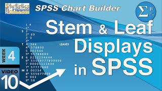 Stem amp Leaf Displays in SPSS – The Overlooked Graph 410 [upl. by Perloff227]