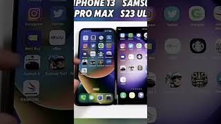 🤮IPhone 13 pro max vs Samsung 24 ultra😌 [upl. by Wauters91]