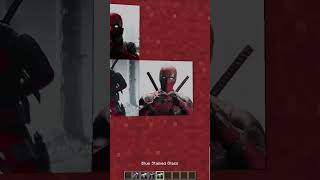 Deadpool Pixel Art✨shorts minecraft [upl. by Wj]